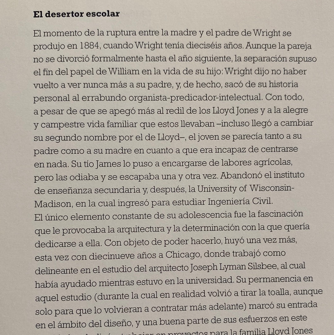 Así es... FRANK LLOYD WRIGHT