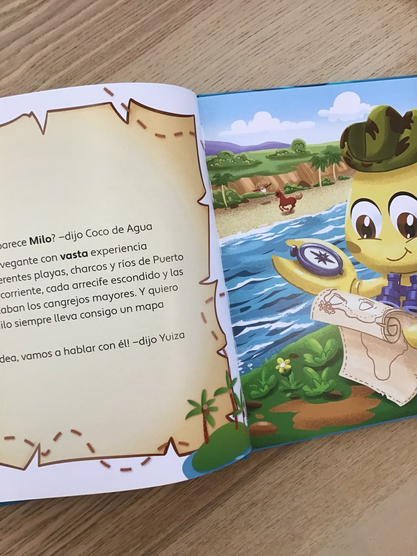 Coco de agua el cangrejito explorador
