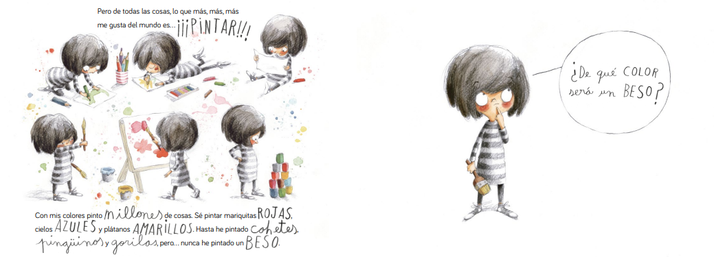 ¿DE QUÉ COLOR ES UN BESO?