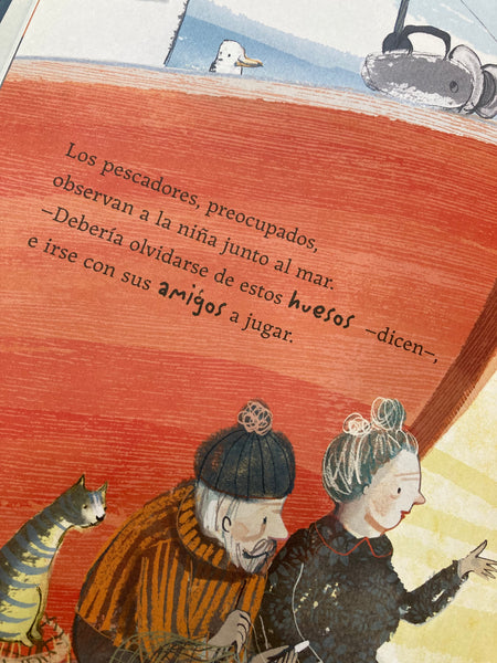 LA NIÑA Y EL DINOSAURIO