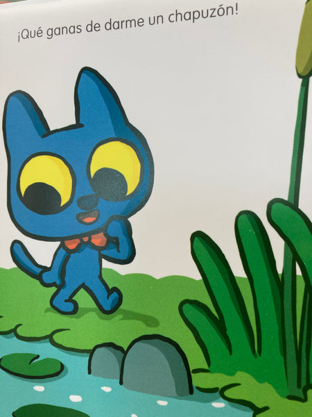 Minino y el chapuzón