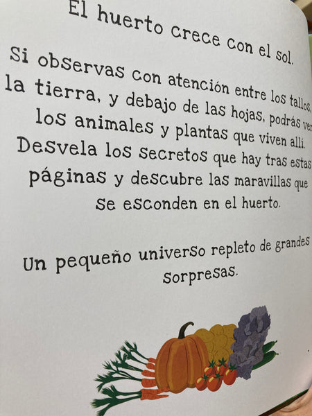 EL HUERTO. Un libro para iluminar