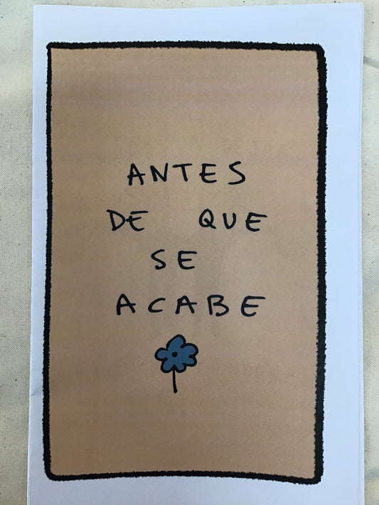 Antes de que se acabe