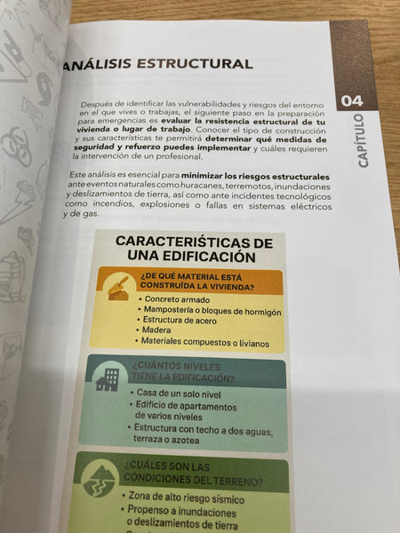 Emergencias y desastres, una guía práctica para desarrollar tu plan para emergencias