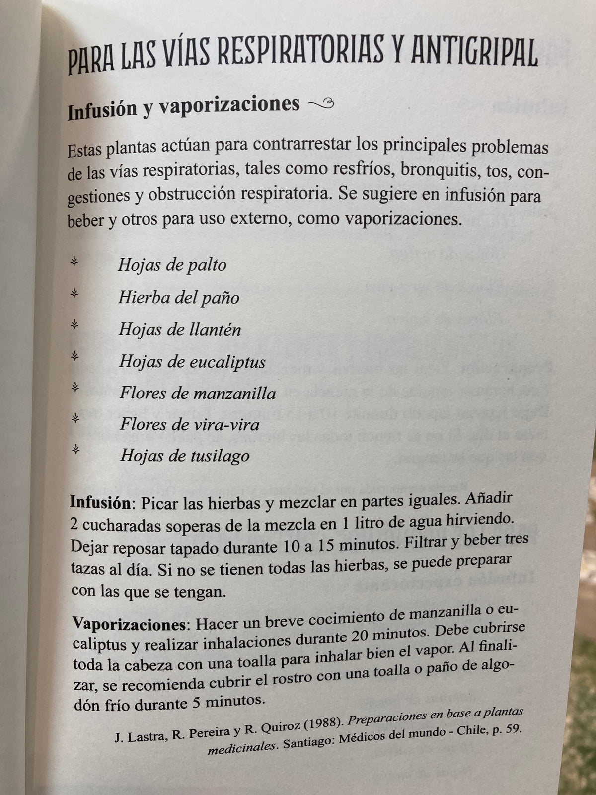 Recetario popular