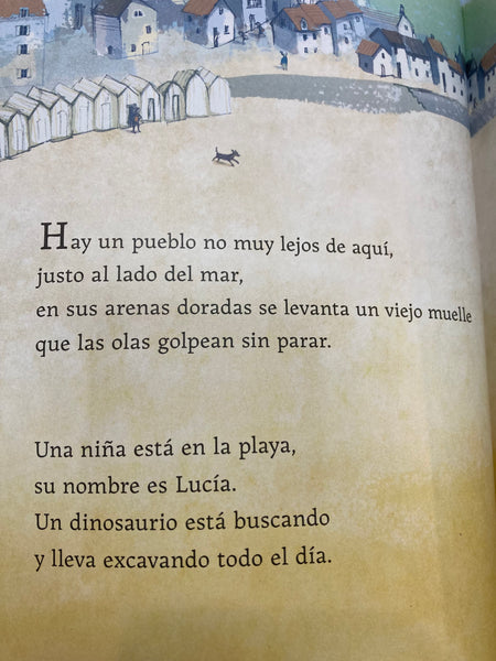 LA NIÑA Y EL DINOSAURIO