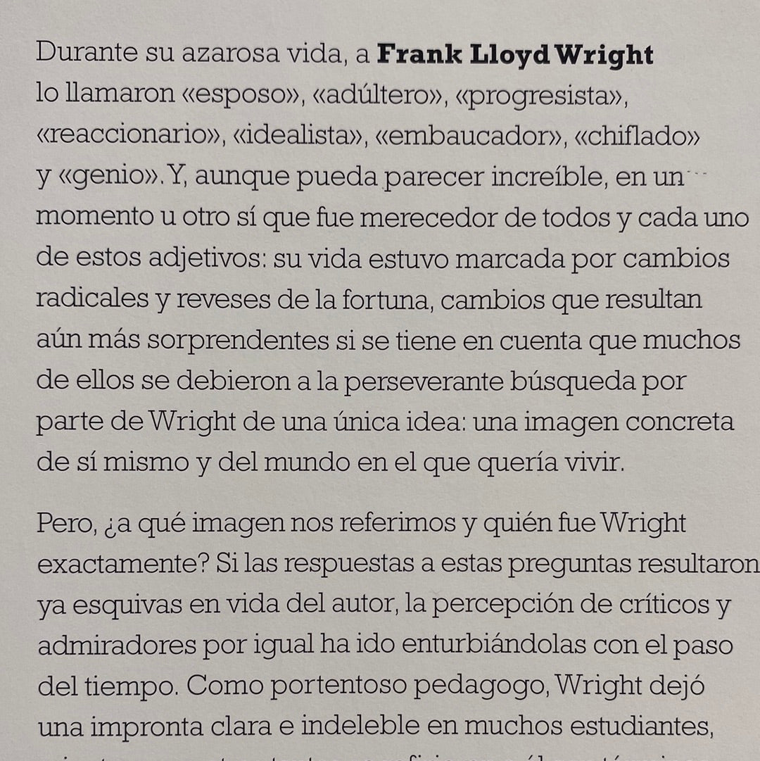 Así es... FRANK LLOYD WRIGHT