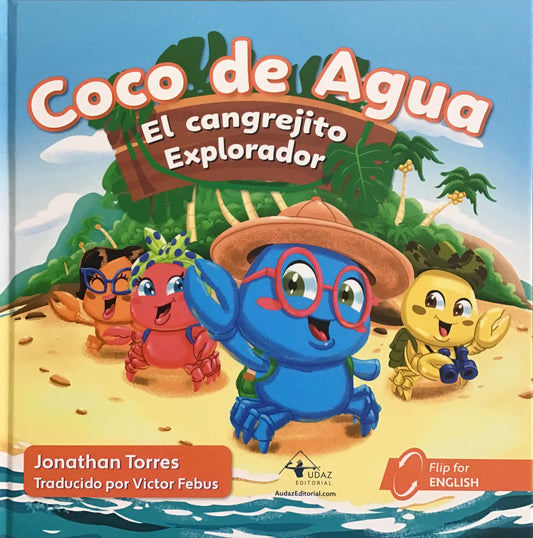 Coco de agua el cangrejito explorador
