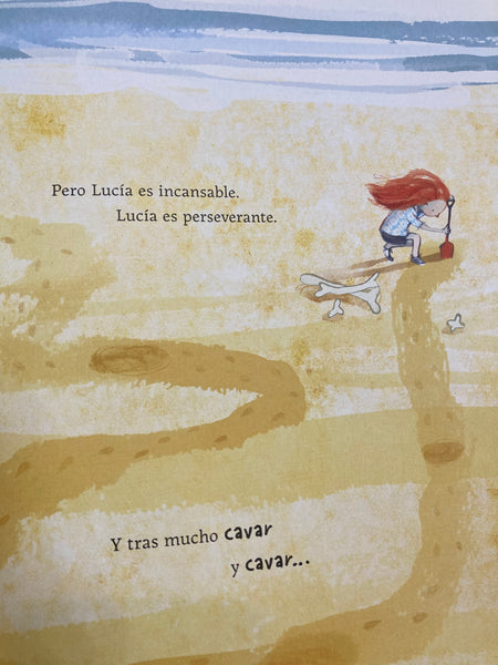 LA NIÑA Y EL DINOSAURIO