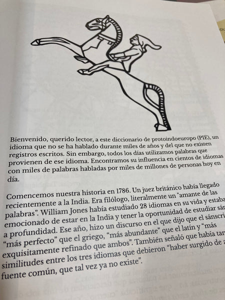 El libro del cuerno, Un diccionario ilustrado de protoindoeuropeo
