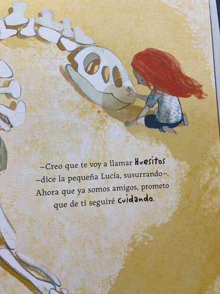LA NIÑA Y EL DINOSAURIO