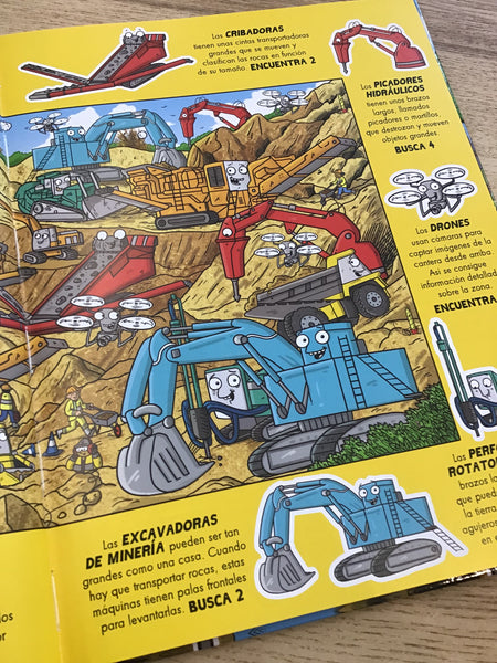 ¿Dónde está la excavadora