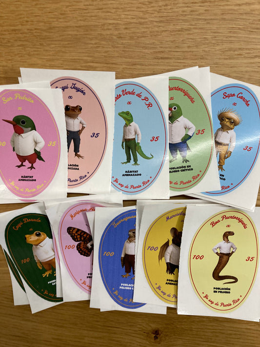 Stickers Protectores del Bosque. Finca Gaia