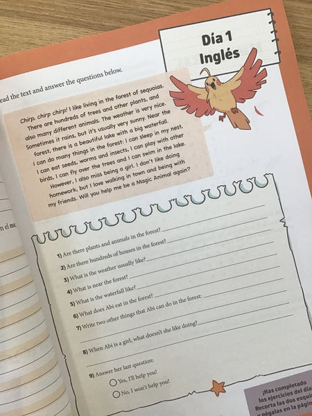 Cuaderno de vacaciones Magic Animals 4.0 de primaria