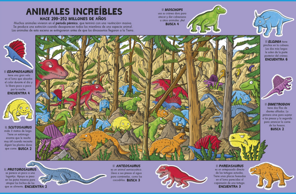 ¿Dónde está el dinosaurio?