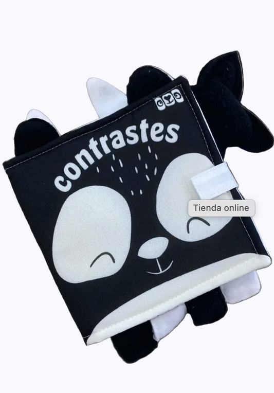 Libro de tela contrastes