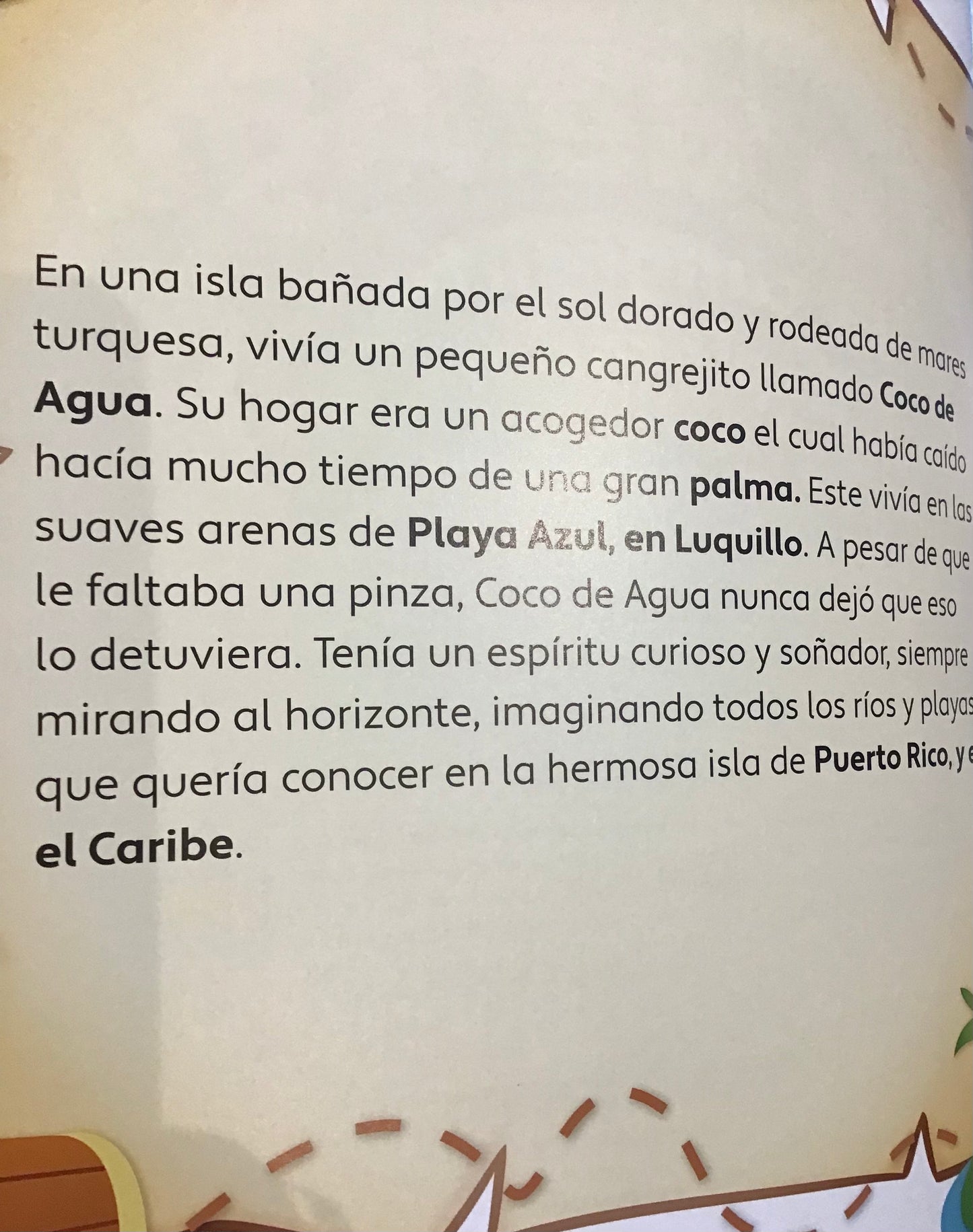 Coco de agua el cangrejito explorador