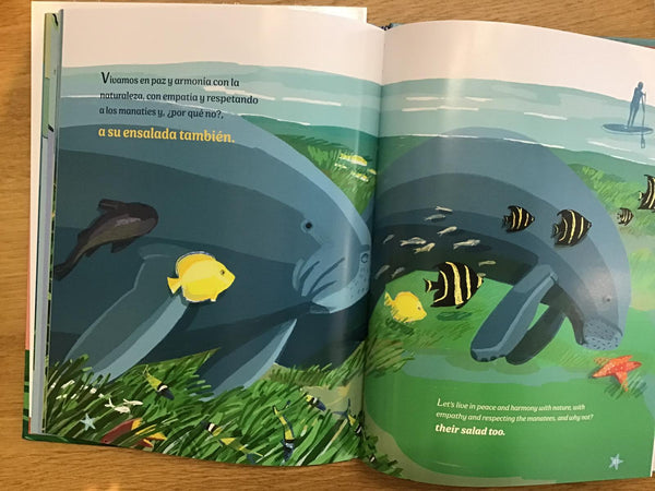 Salvando a un enorme vegetariano marino y a su ensalada