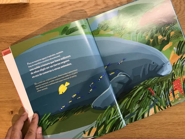 Salvando a un enorme vegetariano marino y a su ensalada