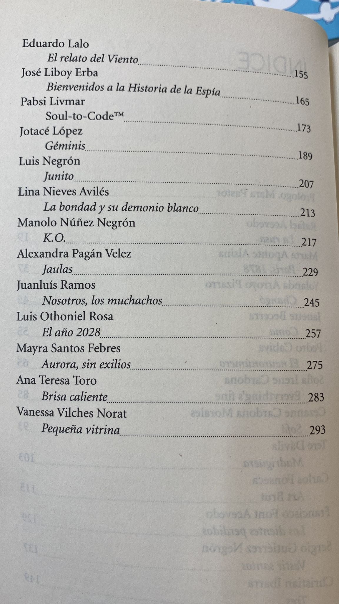 A toda costa: Narrativa Puertoriqueña reciente