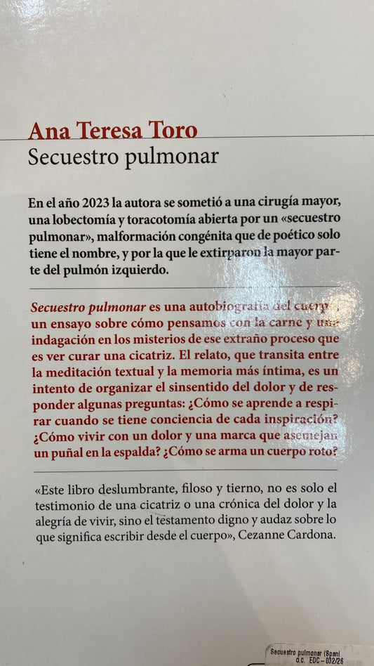 Secuestro pulmonar