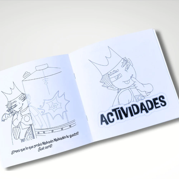 LOS SADWICHITOS DE MEZCLA Y MALVADO MALVADÍN - Libro de actividades