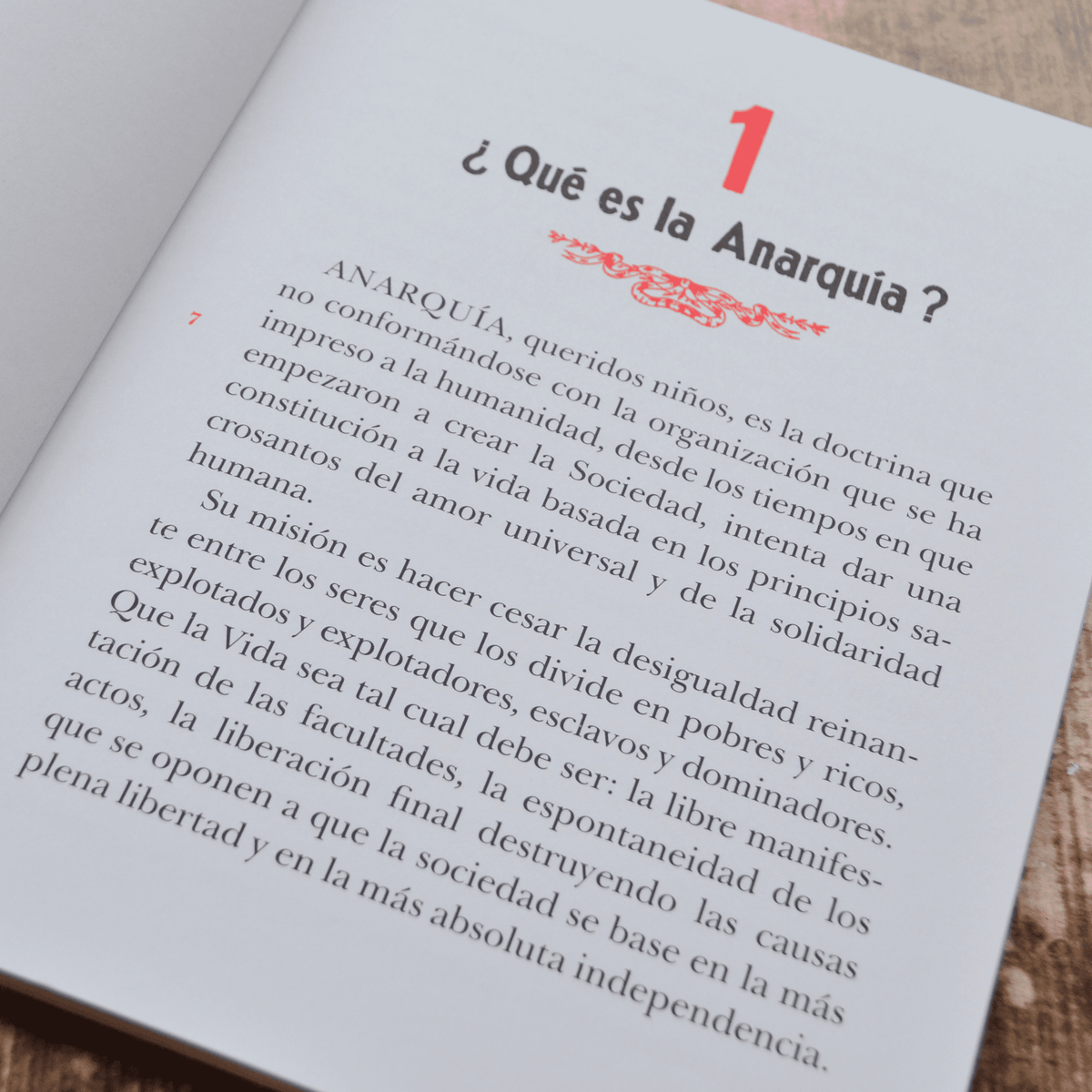 LA ANARQUÍA EXPLICADA A LOS NIÑOS