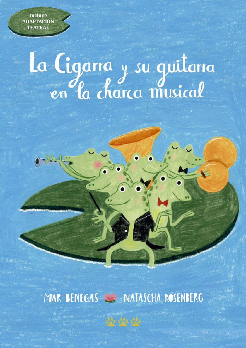 LA CIGARRA Y SU GUITARRA EN LA CHARCA MUSICAL